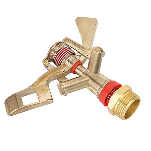 G3/4in 25mm Impact Sprinkler, 2PCS Heavy Duty Lawn Sprinkler Head, Male Thread Water Sprinkler System for Lawn for Agricultural Gardeners