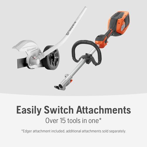Husqvarna 330iKE Combi Switch + Lawn Edger Attachment, Electric Edger with Battery and Charger Included, 970701202