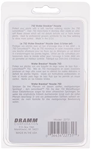 Dramm 22731 750PL 8 GPM Plastic Water Breaker Nozzle , Yellow