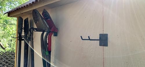 4-Pack Solid Steel Garage Wall Hooks for Tools