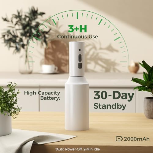 Bamworld Battery Powered Sprayer Rechargeable Electric Spray Bottle 750ml - color: White, size: 750ml