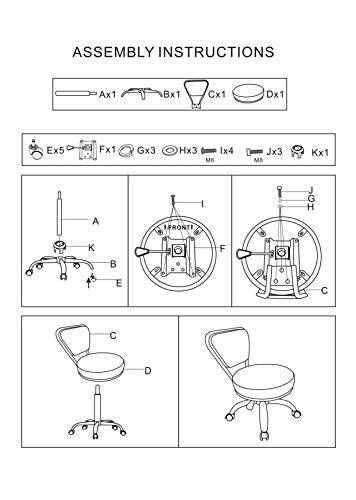 MAYAKOBA Dayton Garage Rolling Seat (Coffee) Pneumatic, Short Stool with Adjustable Height 13"-15", Perfect for Garage Task, Home Cleaning, Bathroom Short Seat, Technician Task - color: Coffee