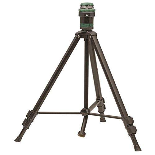 Orbit 1/2 -inch Heavy-Duty Brass Impact Sprinkler on Adjustable 22-48-inch Metal Tripod Base (H2O-Six® Gear-Drive Sprinkler) - style: H2O-Six® Gear-Drive Sprinkler