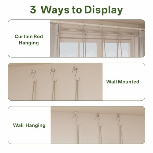 Window Plant Shelves Hanging Rack for Indoor Home Decor, 8-Tier