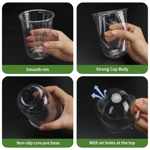 Ronyes 8-Pack Clear Hydroponic Nursery Pots with Vented Domes
