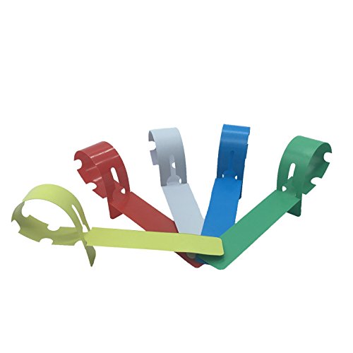 MIHEY 500PCS Plant Tags Wrap Around Plastic Tree Garden Labels Markers