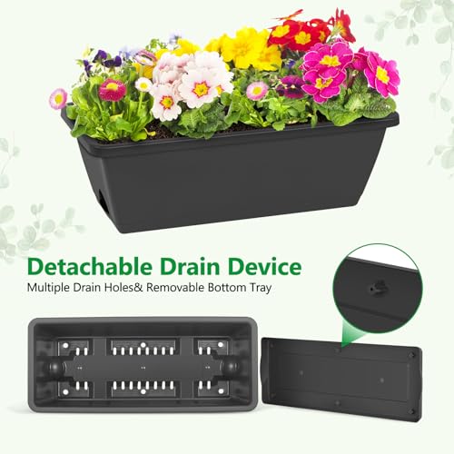 Raised Garden Beds with Legs Vertical Herb Garden Planter Indoor Outdoor - color: Gray