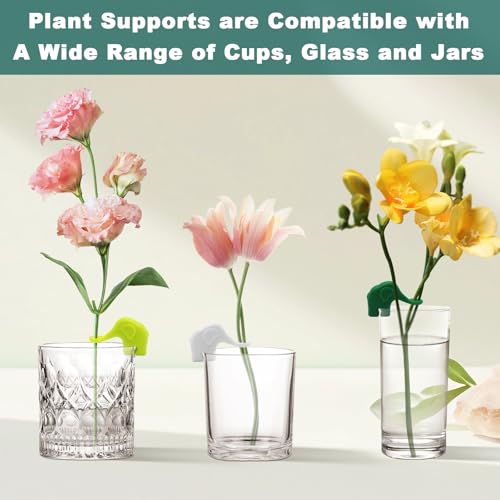 6PCS Plant Propagation Buddy, Cute Plant Cutting Holder Plant Support Bud, Indoor Garden Pole Sticks Support Stakes, Plant Cutting Holder Plant Supports for Buds, Stems, Shoots and Cuttings