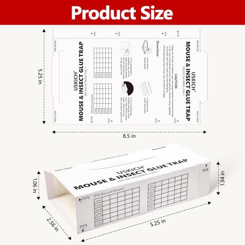 38 Pack Mouse Glue Trap,Mouse Traps Indoor for Home,Sticky Mouse Traps - size: 38 Pack