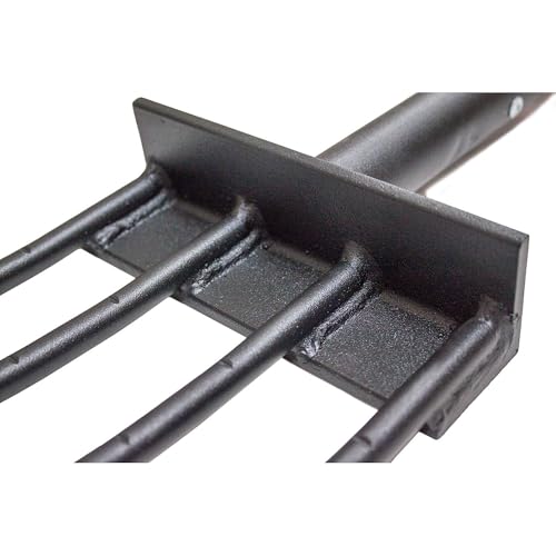 Bully Tools Spading Fork with D-Grip, 44" Fiberglass Handle