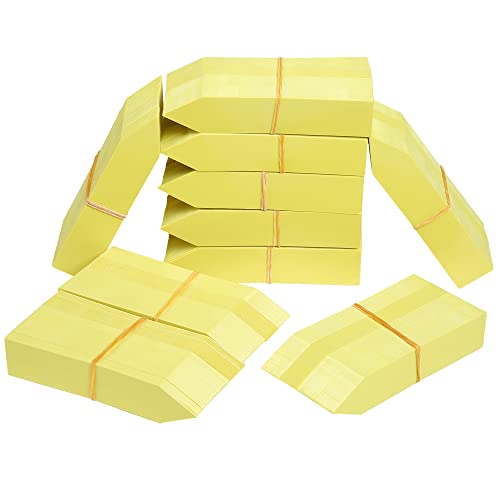 1000 Pcs Plant Tags, 4 Inch Plastic Garden Plant Pot Markers Waterproof Plant Labels, Yellow - color: Yellow