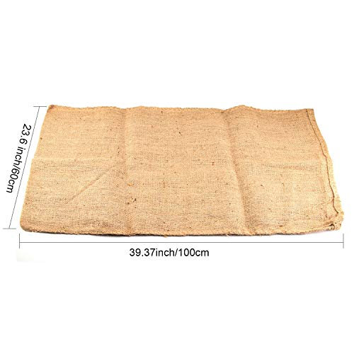 KEILEOHO 8 Pack 40 X 24 Inch Large Burlap Bags, Large Burlap Sacks for Gardening, Planting Growing Bag, Potato Bags - size: 8 Count (Pack of 1)