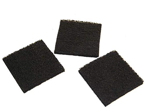 CFS Carbon Compost Pail Filters 3x3 in for ECO 2500-12 Pack - size: 12 Pack
