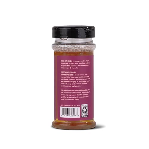 Aunt Fannie's FlyPunch Fruit Fly Trap, Indoor Kitchen Use, 6 oz, Pack of 1