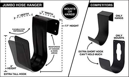 Poolmaster 35610 Jumbo Hose Hanger, Multicolor 7.7” High x 5” Wide x 5.5” Deep - size: 7.7-Inches by 5-Inches