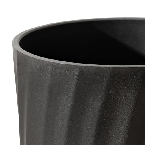 La Jolie Maison 24 Inch Tall Planters, Large Decorative Plant Pots Set of 2