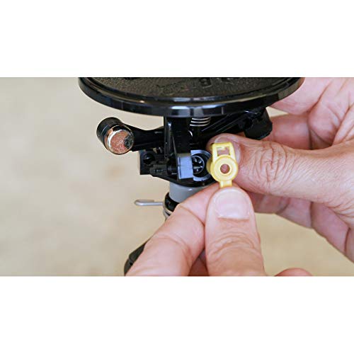 Rainbird Part/Full Circle Maxi-Paw Rotor Pop-Up Sprinkler - color: black