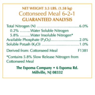 Espoma Organic Cottonseed Meal; All-Natural Plant Food that Provides All Three Major Plant nutrients. 3.5 lb. Bag with My Garden Pool PH Soil Test Strips 20 ct, and Superior Gardening Claw Gloves