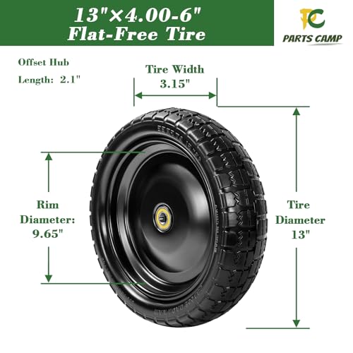 Parts Camp For Gorilla Cart Wheels 13-Inch Replacement Gorilla Cart Tires