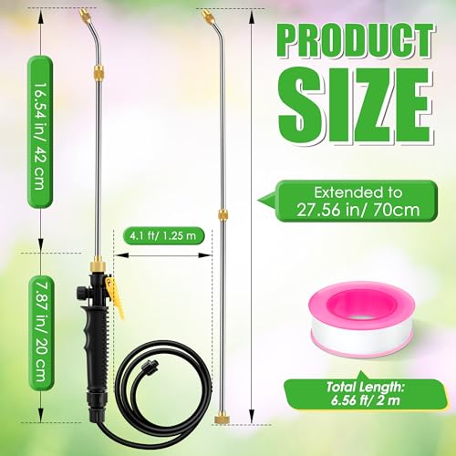 Enhon Sprayer Wand, Compatible with Ryobi P2803 P2800, Yellow, 29" - color: Yellow, size: 29 inch, style: Compatible with Ryobi P2803 P2800