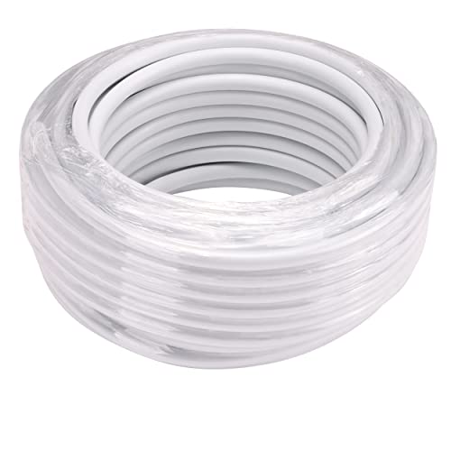 Raindrip R255DT 1/4-Inch Drip Irrigation Supply Tubing, 50 Foot, , for Drip Irrigation, Drip Emitters, Irrigation Parts, Systems, White Polyethylene - color: White, size: 0.25 inches x 50 Feet