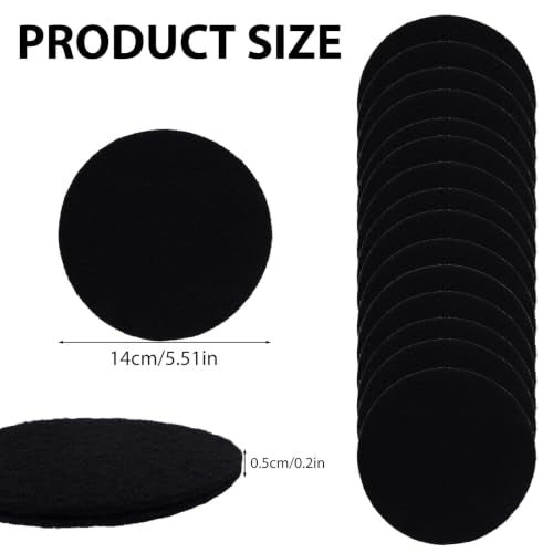 Penitue 10pcs Compost Bin Charcoal Filters, Activated Carbon Air Filter - size: 5mm*14cm