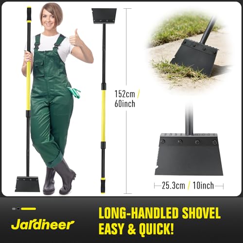Flat Shovel Floor Scraper, Edging Tool for Landscaping and Weeding
