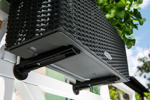 Lechuza Balconera Bracket - Black - color: Black