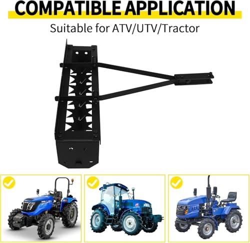 Tow Behind Lawn Aerator, 32" Heavy-Duty Core Aerator Tool, Manual Lawn Aerator, Plug Aerator with Universal Hitch, Rolling Aerator for Effective Soil Aeration and Lawn Health