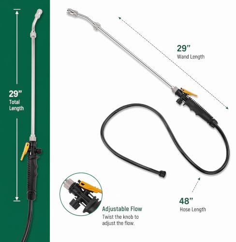 307479001 29" Stainless Steel Trigger-Type Sprayer Boom and Hose for Ryobi