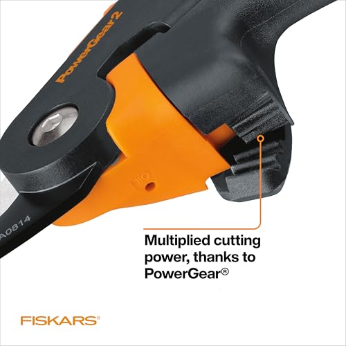 Fiskars PowerGear2 Softgrip Bypass Garden Pruners, 3/4" Branch Cut Capacity - size: PowerGear2 SoftGrip