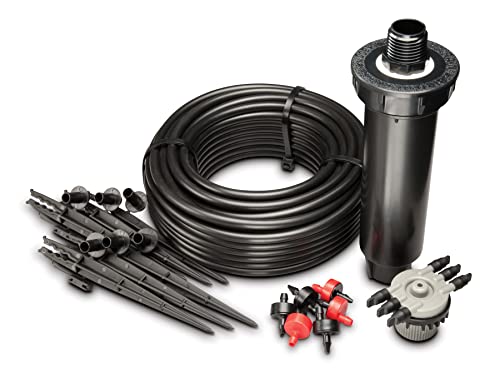 Rain Bird CNV182EMS Drip Irrigation Kit, 1/4" - size: Pack of 1, style: Convert 1800 Sprinkler to 6 Drip Emitters