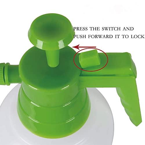 Joywayus 2PCS 68OZ Garden Pump Sprayer Portable Yard & Lawn Sprayer for Spraying/Watering 0.5Gallon Green - color: Green