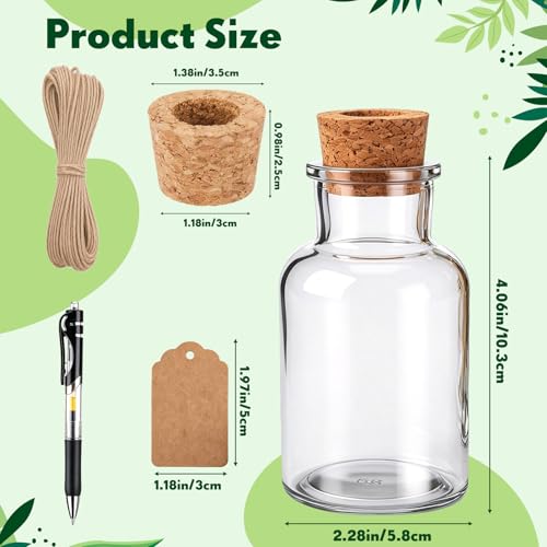 15 Pack Plant Propagation Stations with Hole Lid Tag,Cylindrical
