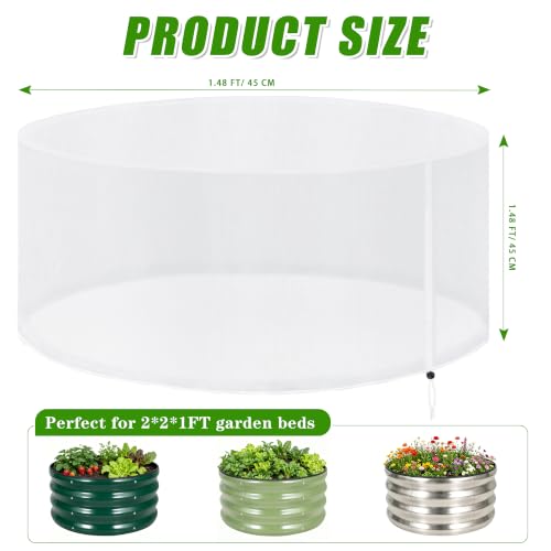 Garden Netting for Raised Beds, Plant Covers Garden Protection Bird Netting - size: 24x24x12 in