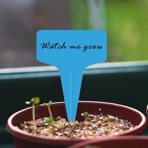 100 Pack T-Shaped Plant Labels, Multicolor Waterproof Garden Tags - color: Multicolor
