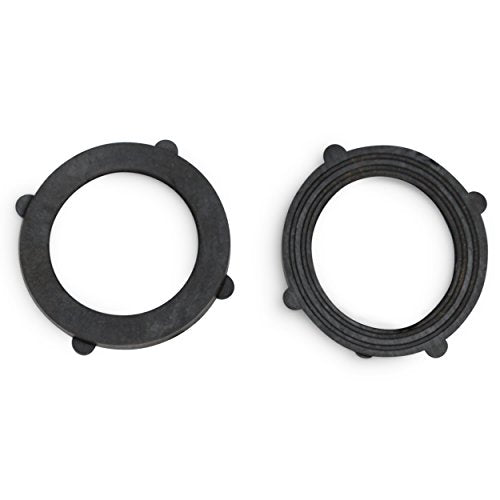 Morvat Brass Adjustable Nozzle, Twist Garden Hose Sprayer, Heavy-Duty Power Spray Attachment, High Pressure Water Jet with ¾” Standard Threading, Includes 2 Extra Rubber Washers - 2-PACK - size: Nozzle - 2 Pack