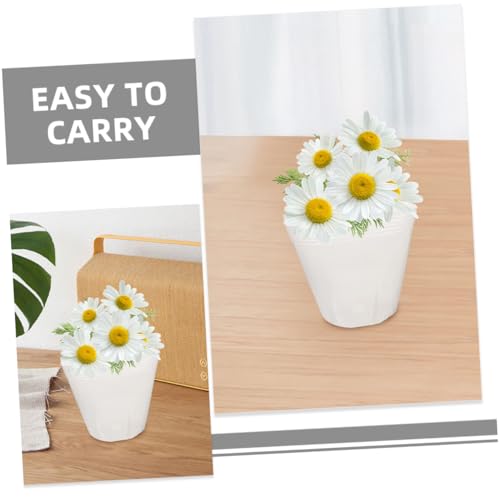 Nursery Pots Liners 10pcs Plastic Flower Pot Liners for Garden Hydroponic and Succulent Planting Decorative Planter Boxes - size: 13.00X13.00X13.00CM