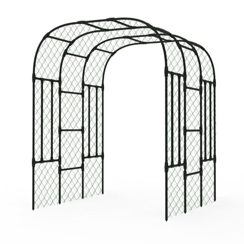 Trellis for Climbing Plants Outdoor - Grape Vine Trellis: 71 * 69 * 79 inch - size: 71(L) * 69(W) * 79(H) inch-20MM