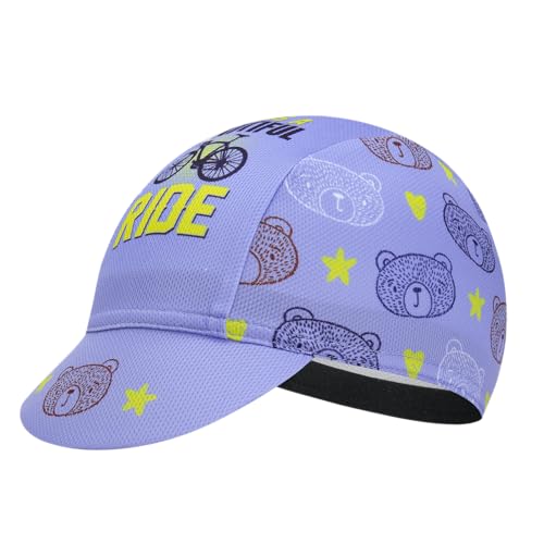 Cycling Cap for Man and Woman Cycling Hat Under Helmet-Polyester Breathable Sweat Absorbent - color: Flo-21