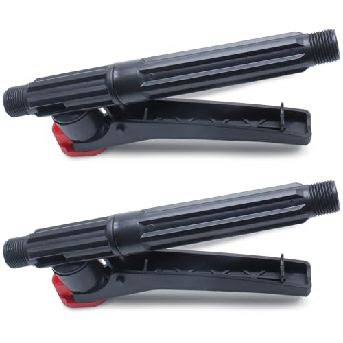 2 Pcs Pump Action Pressure Sprayer, Backpack Sprayer Parts Trigger Sprayer Handle, Pump Sprayer Wand Replacement for Garden, Agriculture, Orchard, Forestry Home (Pack of 2) - size: 2 Pcs (Pack of 2)