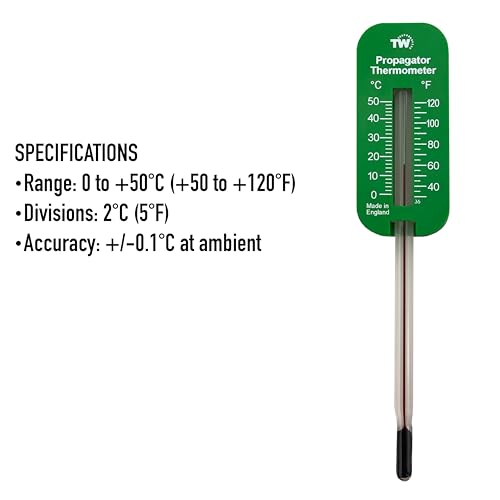 Garden Soil Thermometer Probe - Easy to Use Propagator Temperature Probe