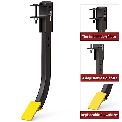 YITAMOTOR ATV/UTV Plow Implement Cultivator with 6 Scarifier Shank Fits for YITAMOTOR ATV/UTV Manual Implement Lift - style: ATV Scarifier Shank