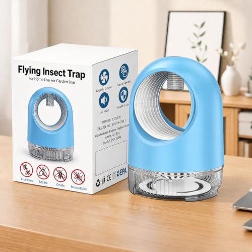 Fan Powered Insect Catcher, Fruit Fly Traps for Indoors