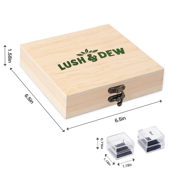 Lush&Dew Culinary Herbs Garden Seed Bank, Gardening Gifts for Women Men - style: Culinary Herb