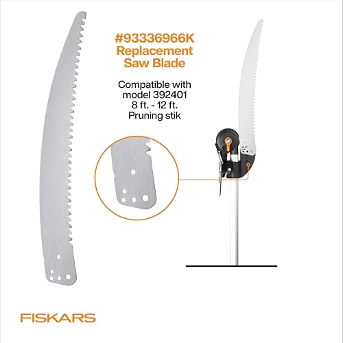 Fiskars 8-12 Ft Extendable 2-in-1 Tree Pruner & Pole Saw with Rotating Head - style: 8-12 ft Rope-Free Saw & Pruner