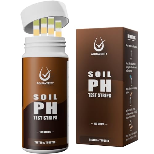 Premium Soil Testing Kit – 100 Soil pH Test Strips (3-9 Range)