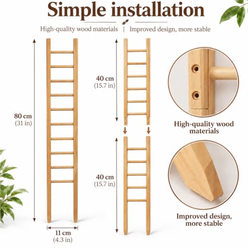 Plant Trellis Indoor 31" Wood Climbing Support for Hoya Pothos, Ivy & Vines - size: 31" H