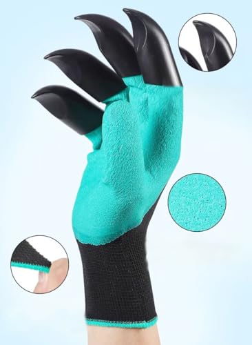Garden Gloves, Waterproof & Breathable Gardening Gloves for Digging, Planting, Weeding, Seeding, Harvest - style: Single Claw-garden Gloves