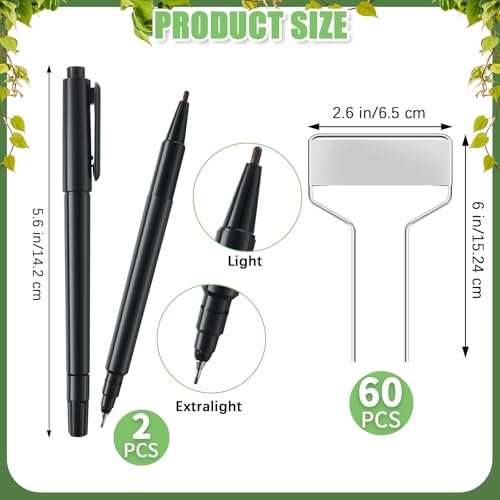 Moxweyeni 60 Pcs Metal Garden Tags Plant Labels,Aluminum,6 Inch - color: 6 Inch, size: Aluminum